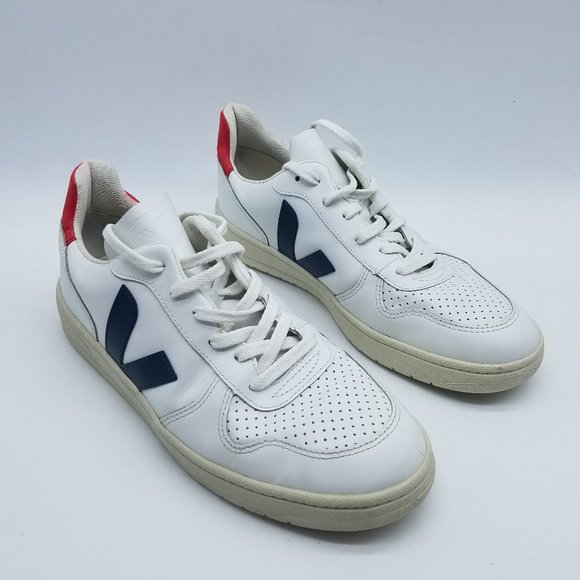 Veja Shoes Veja V Leather Sneakers Mens Size 10 Poshmark